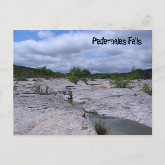 Carte Postale Grooves à Pedernales Falls (Devant)