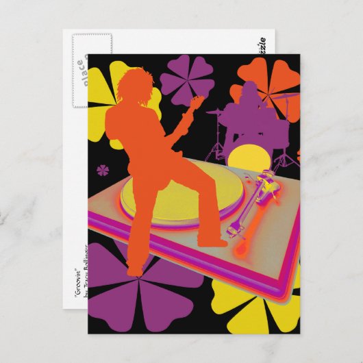 Carte Postale Groovin' (Devant / Derrière)