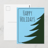 Carte Postale Gros arbre de Noël (Devant / Derrière)