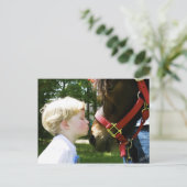 Carte Postale gros baiser (Debout devant)