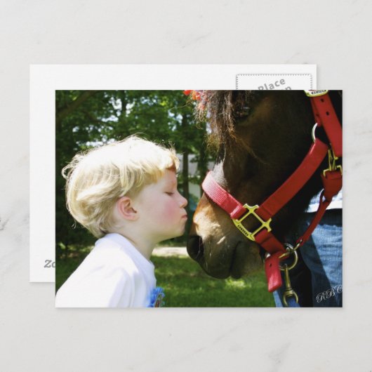 Carte Postale gros baiser (Devant / Derrière)