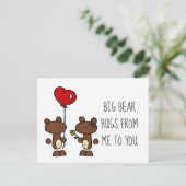 Carte Postale Gros bras d'ours (Debout devant)