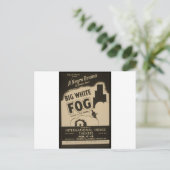 Carte Postale Gros brouillard blanc (Debout devant)