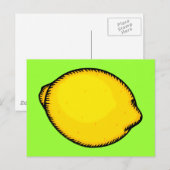 Carte Postale Gros citron (Devant / Derrière)