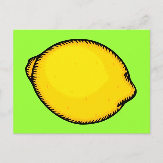 Carte Postale Gros citron (Devant)