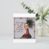 Carte Postale gros culotte (Debout devant)