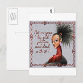 Carte Postale gros culotte (Devant / Derrière)