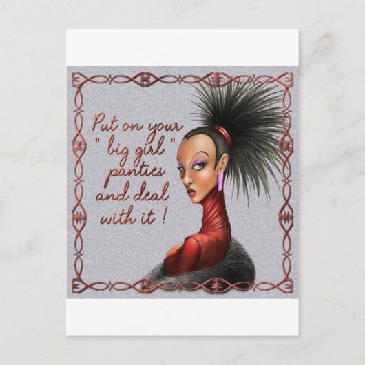 Carte Postale gros culotte (Devant)