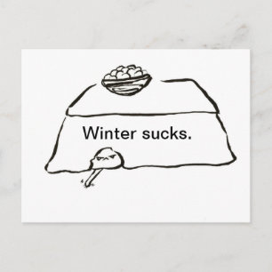 Carte Postale Gros hivernal