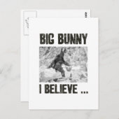 Carte Postale Gros Lapin (Devant / Derrière)