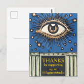 Carte Postale Gros merci pour l'édition du texte (Devant / Derrière)