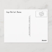 Carte Postale Gros plan de la feuille de palme (Dos)