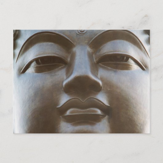 Carte Postale Gros plan de statue de Bouddha (Devant)