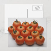 Carte Postale Gros plan de tomates (Devant / Derrière)