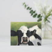 Carte postale Gros Plan De Vache (Debout devant)