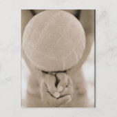 Carte Postale Gros plan de volley-ball (Devant)