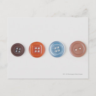 Carte Postale Gros plan des boutons