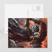 Carte postale - Gros plan du chevalier de la mort (Devant / Derrière)