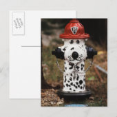 Carte Postale Gros plan d'une borne d'incendie (Devant / Derrière)