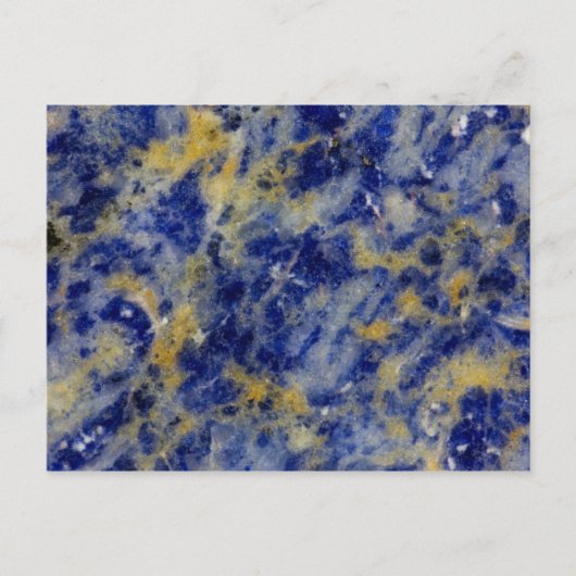 Carte Postale Gros plan d'une dalite bleue (Devant)