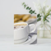 Carte Postale Gros plan d'une tasse de café (Debout devant)