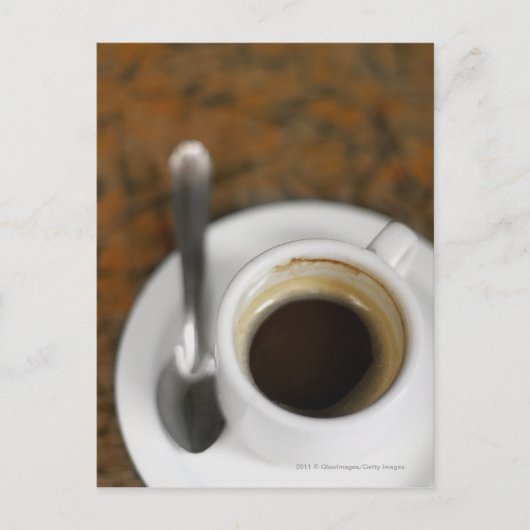 Carte Postale Gros plan d'une tasse de café 2 (Devant)