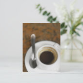 Carte Postale Gros plan d'une tasse de café 2 (Debout devant)