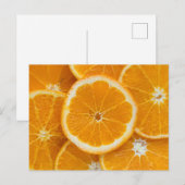 Carte postale Gros Plan Oranges (Devant / Derrière)