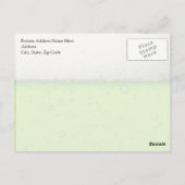 Carte Postale Gros plan sur la bière verte (Dos)