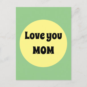 Carte Postale Gros point jaune