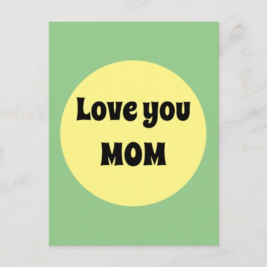 Carte Postale Gros point jaune (Devant)