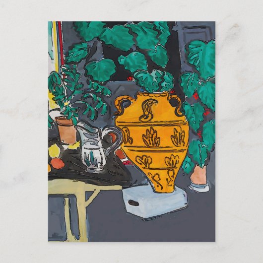 Carte Postale Gros Vase (Devant)