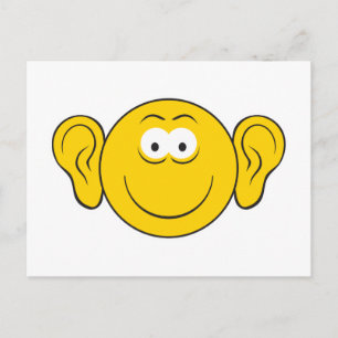 Carte Postale Gros visage des oreilles