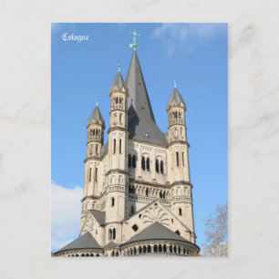 Carte Postale Gross St. Martin à Cologne, Allemagne