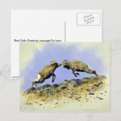 Carte Postale Grosse Corne (Devant / Derrière)