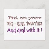 Carte Postale Grosse culotte (Devant)