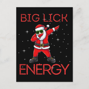 Carte Postale Grosse énergie nick, vilaine, Père Noël, Saint Nic