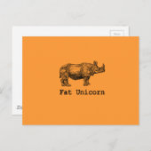 Carte Postale Grosse licorne (Devant / Derrière)