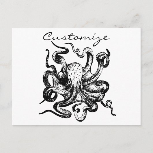 Carte Postale Grosse pieuvre Thunder_Cove (Devant)