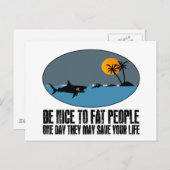 Carte Postale Grosse plaisanterie drôle (Devant / Derrière)