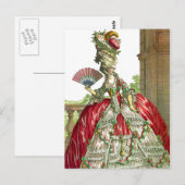 Carte Postale Grosse robe Gros cheveux (Devant / Derrière)