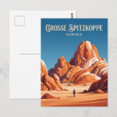 Carte Postale Grosse Spitzkoppe Namibie (Devant / Derrière)