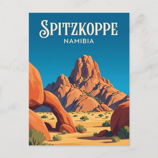 Carte Postale Grosse Spitzkoppe Namibie (Devant)