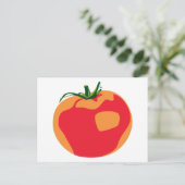 Carte Postale Grosse tomate rouge (Debout devant)