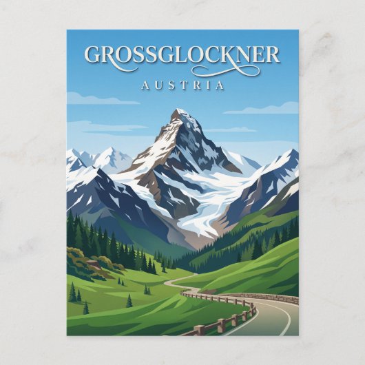 Carte Postale Großglockner Autriche (Devant)