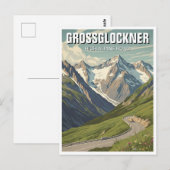 Carte postale Grossglockner High Alpine Road (Devant / Derrière)