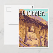 Carte Postale Grotes de Longmen (Devant / Derrière)