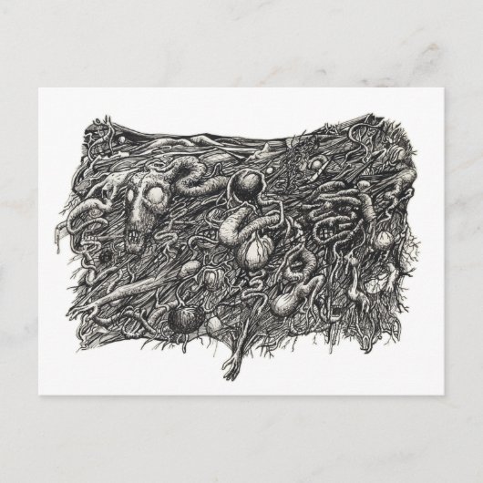 Carte Postale Grotesque Numéro 1, par Brian Benson (Devant)