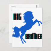 Carte Postale Grother Horse Rearing (Devant / Derrière)