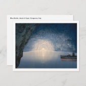 Carte Postale Grotte bleue, Île de Capri, Campanie, Italie (Devant / Derrière)